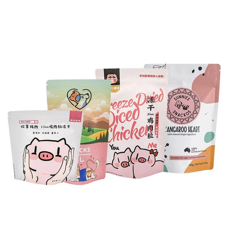 Self Standing Zip sak