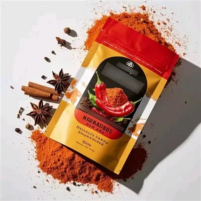 Zip resealable - gwosè koutim & enprime logo (MOQ 500PCS) pou manje ki an sekirite sak anbalaj epis